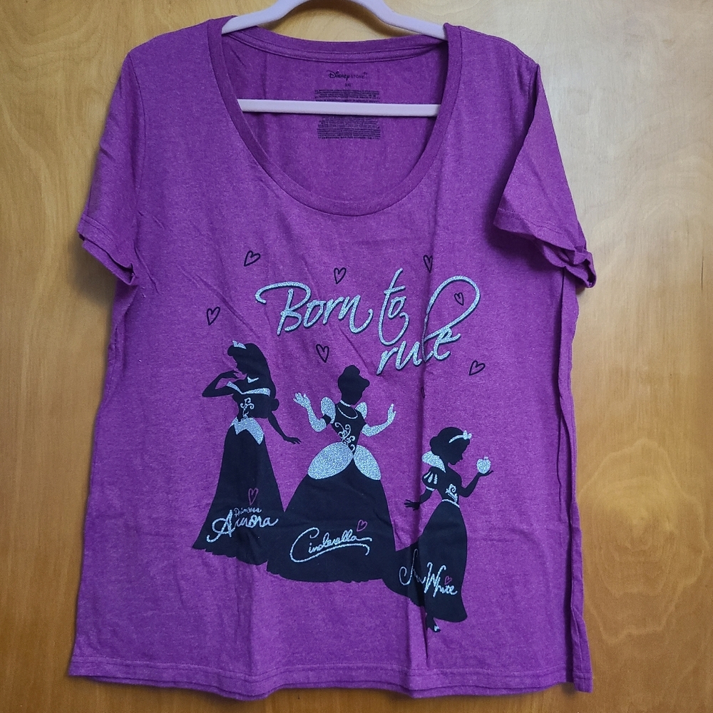NWOT Disney Purple Princess Women's Tee